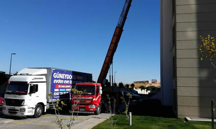 Nizip evden eve asansörlü